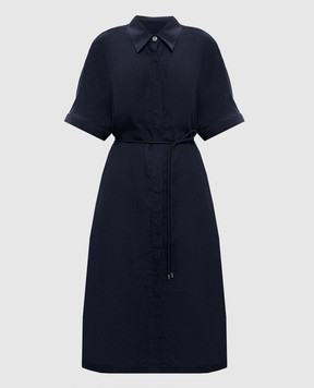 MooRER Blue shirt dress LINAI LINAIGLX