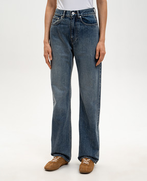 JW Anderson Blue jeans with a worn effect DT0124PG1852