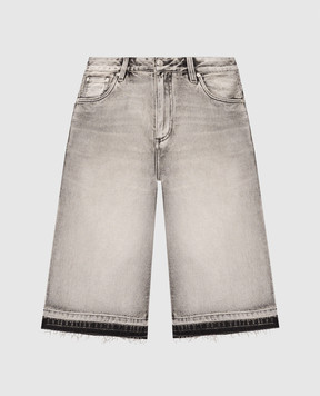 Misbhv Gray denim shorts 260U311