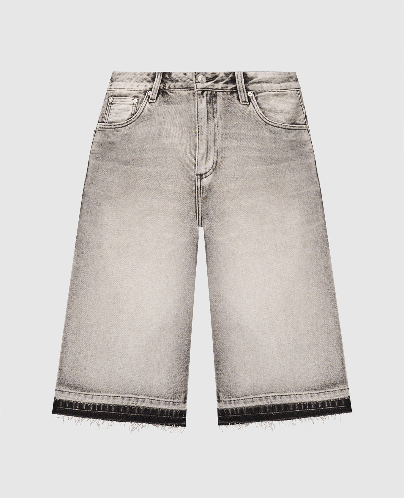 Gray denim shorts Misbhv