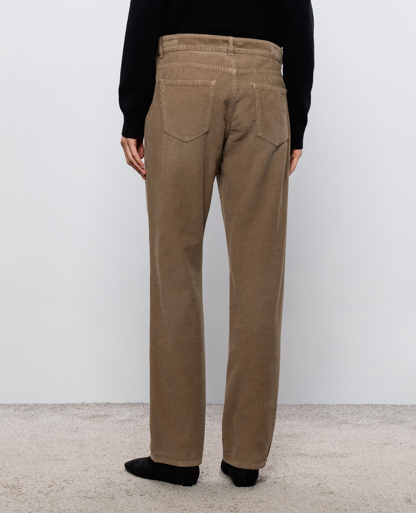 Dinni beige corduroy pants The Row 4