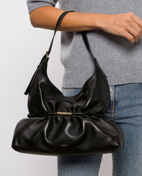 Balmain Black leather bag SPHYNX HN0DB094LNPH