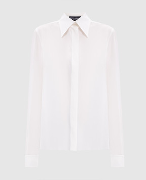 Dolce&Gabbana White silk blouse F5R64TFUAGM
