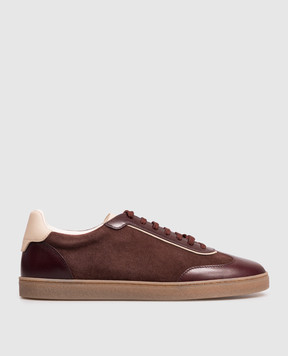 Brunello Cucinelli Brown suede sneakers MZULDGJ336