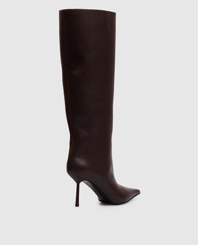 Le Silla Bella burgundy leather boots 4236C080BMPPGLM