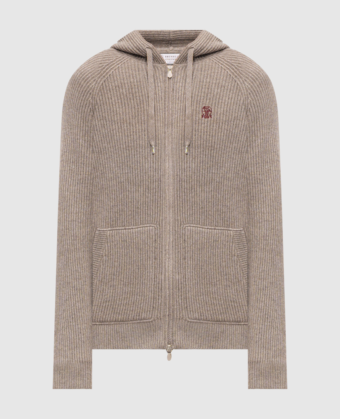 Beige cashmere sports jacket