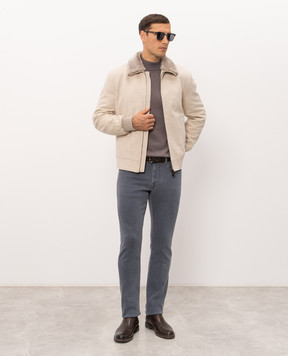 Cashmere&Whiskey Beige jacket U636I26