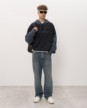Off-White Negative print hoodie 44MBB12NF26F001