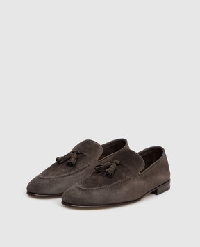 Brunello Cucinelli Brown suede loafers MZUCAHG731