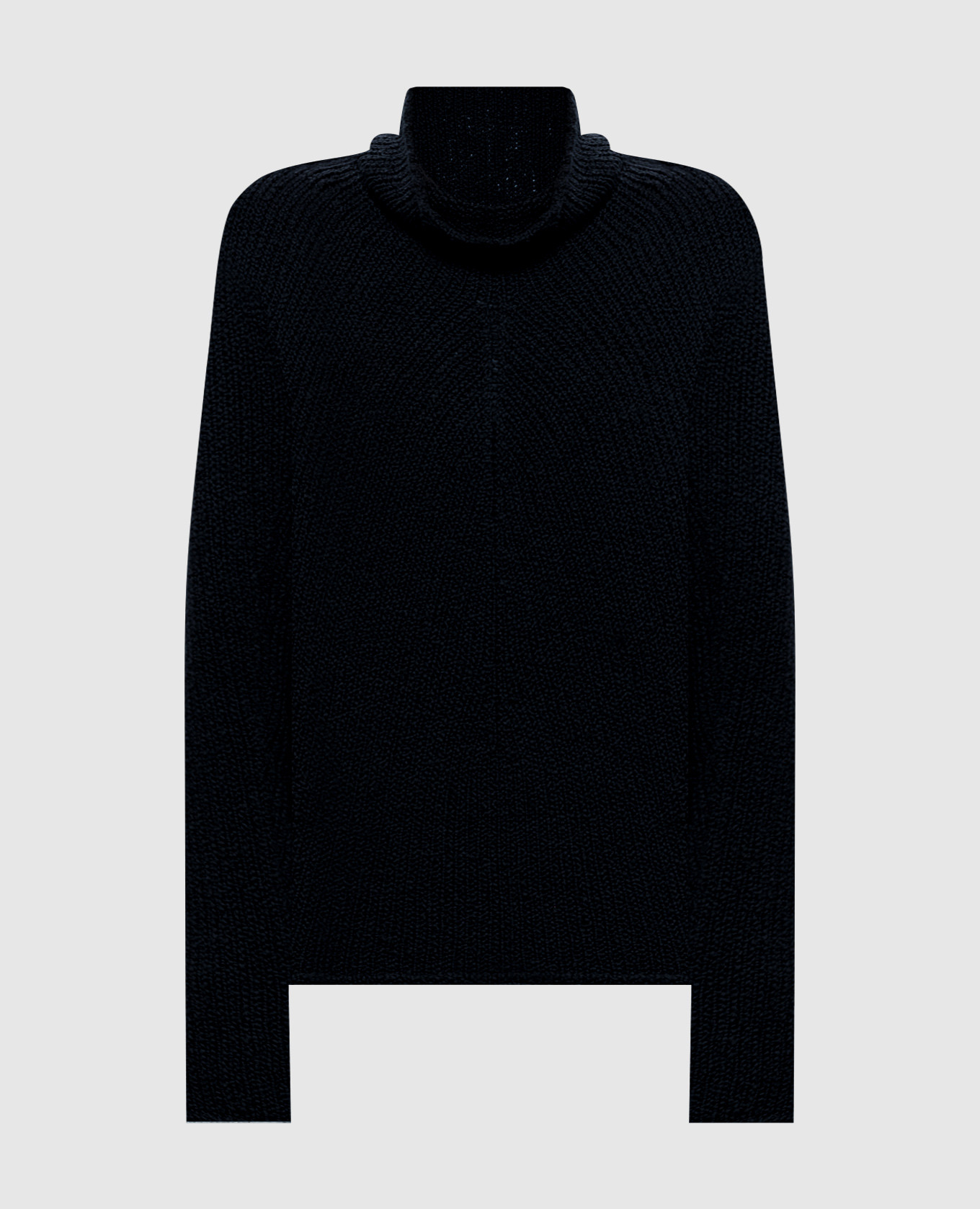 Navy blue sweater with wool