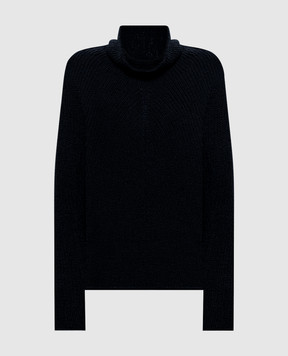 BOBOUTIC Navy blue sweater with wool 5196