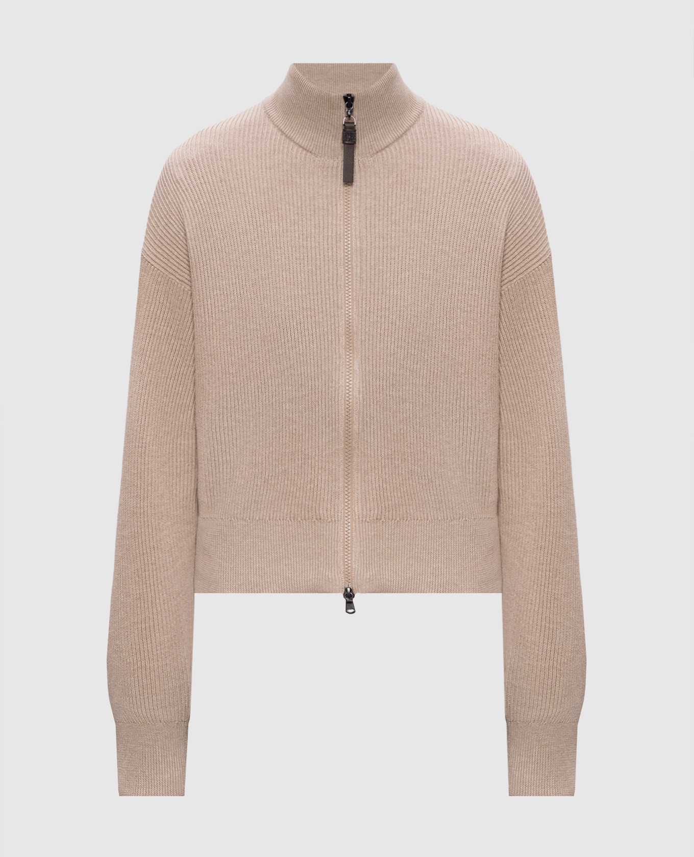 Beige cotton cardigan