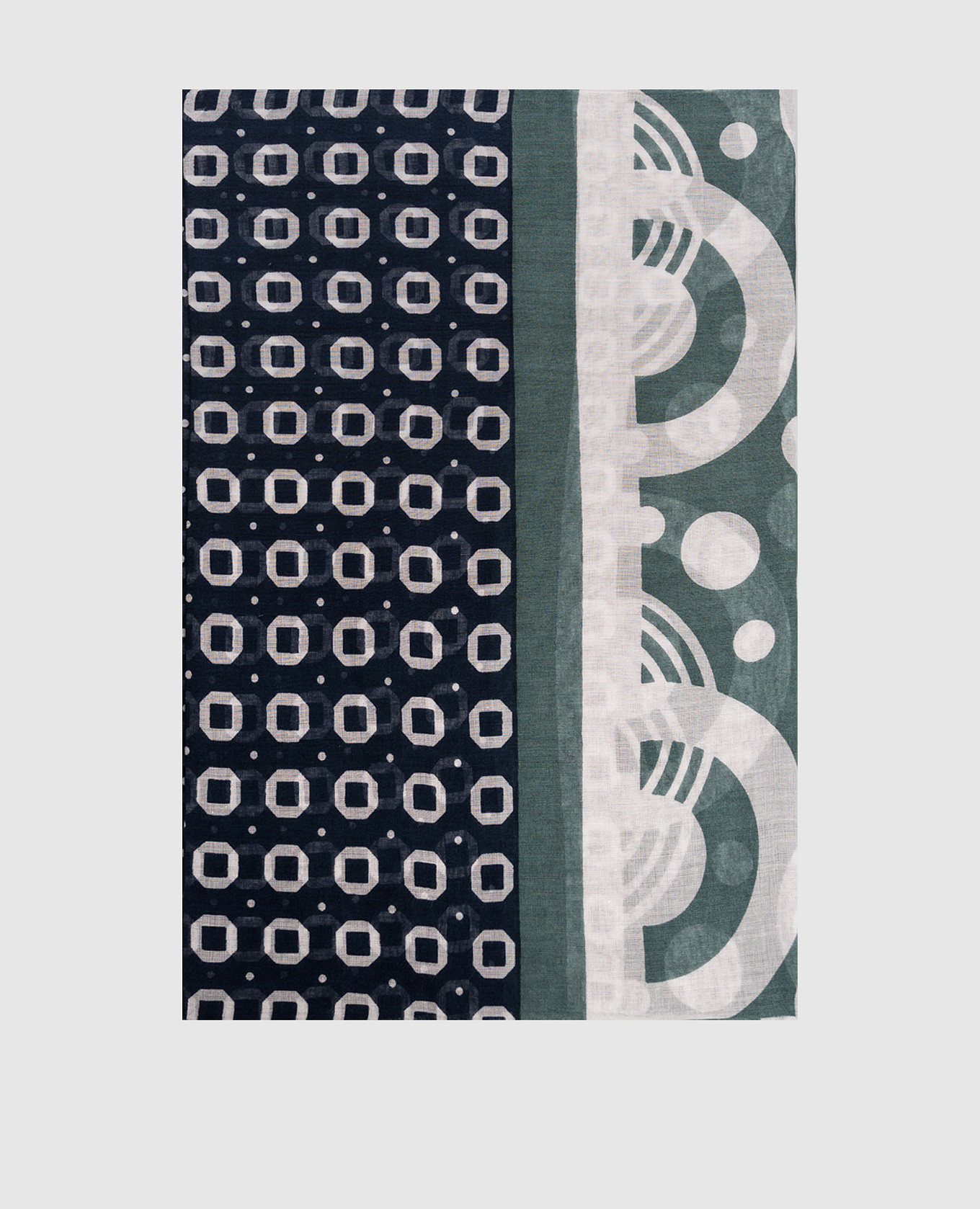 

Blue printed scarf Florentino