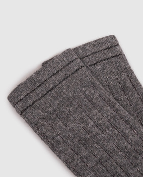 Peserico Gray socks with lurex S41075C0CC945
