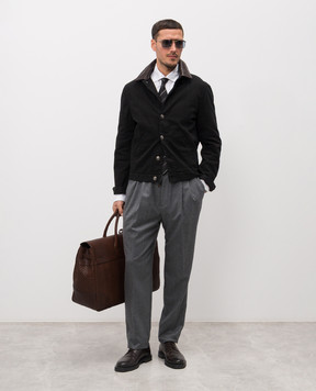 Brunello Cucinelli Black denim jacket M277P6911