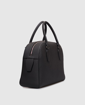 The Row Black leather bowler bag India 12.00 W1595L129
