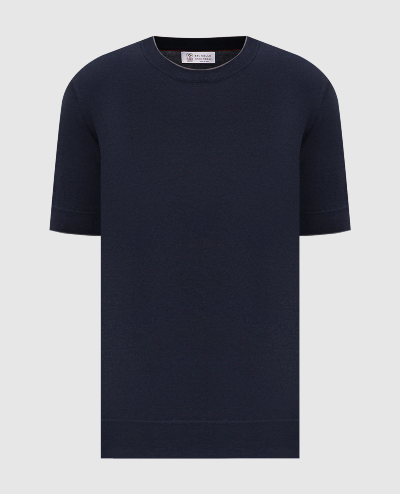 

Blue cotton T-shirt Brunello Cucinelli