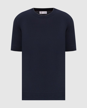 Brunello Cucinelli Blue cotton T-shirt M29805200