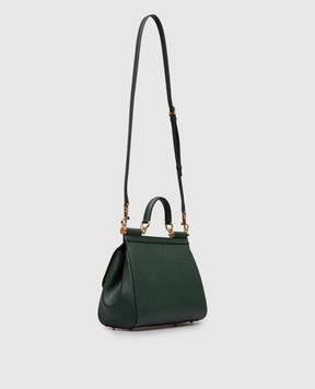 Dolce&Gabbana Green leather bag Sicily BB6002B1001