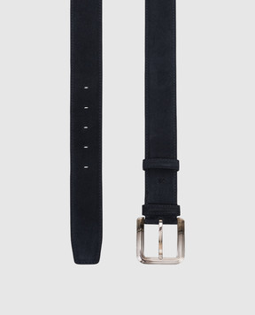 Stefano Ricci Blue suede belt N351SDA315P