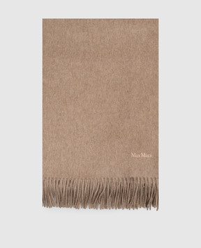 Max Mara BACI brown cashmere stole BACI