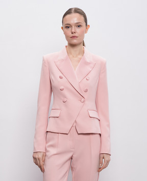 Twinset Pink double-breasted jacket 261AP2274