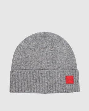 Max & Co Gray wool and cashmere hat MCAGROLLA