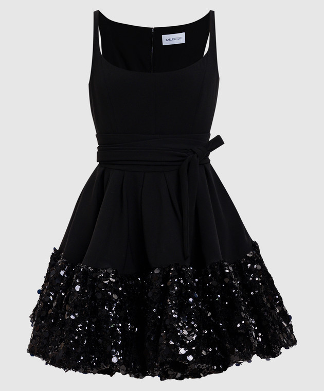 16arlington black dress 16Arlington Hodi Mini Dress in Georgette main image 0