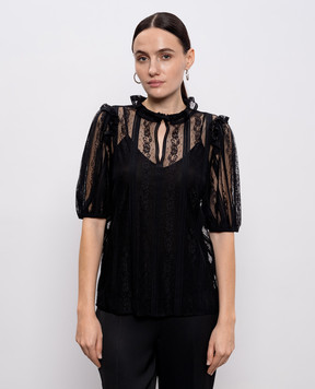 Twinset Black lace blouse 261TP2540