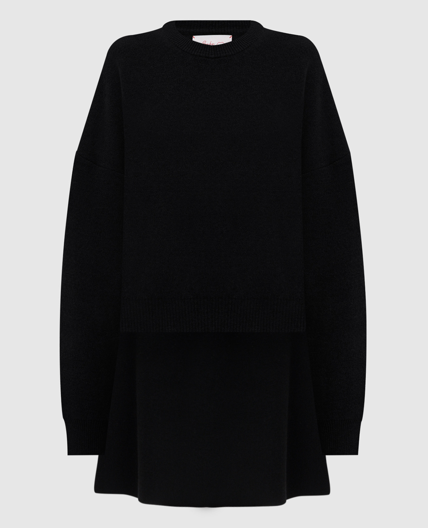 

Black wool and cashmere suit Babe Pay Pls