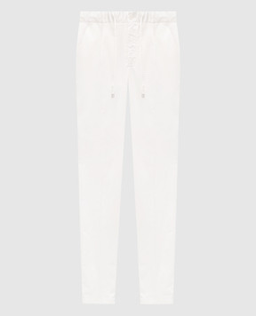 Enrico Mandelli White cotton pants GYM02B5653