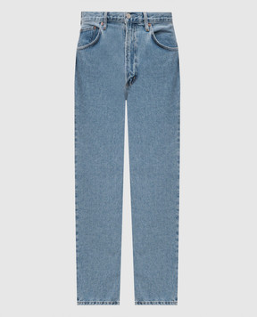 AGOLDE Blue jeans with a worn effect A6731206
