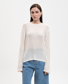 Loulou de Saison Hedora ivory jumper HEDORA