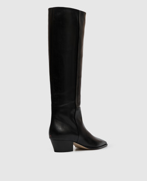 Aeyde Medea black leather boots KB0619002001225