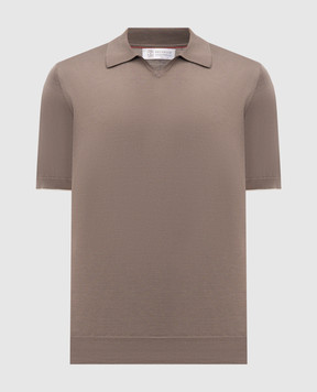 Brunello Cucinelli Brown polo M29800145