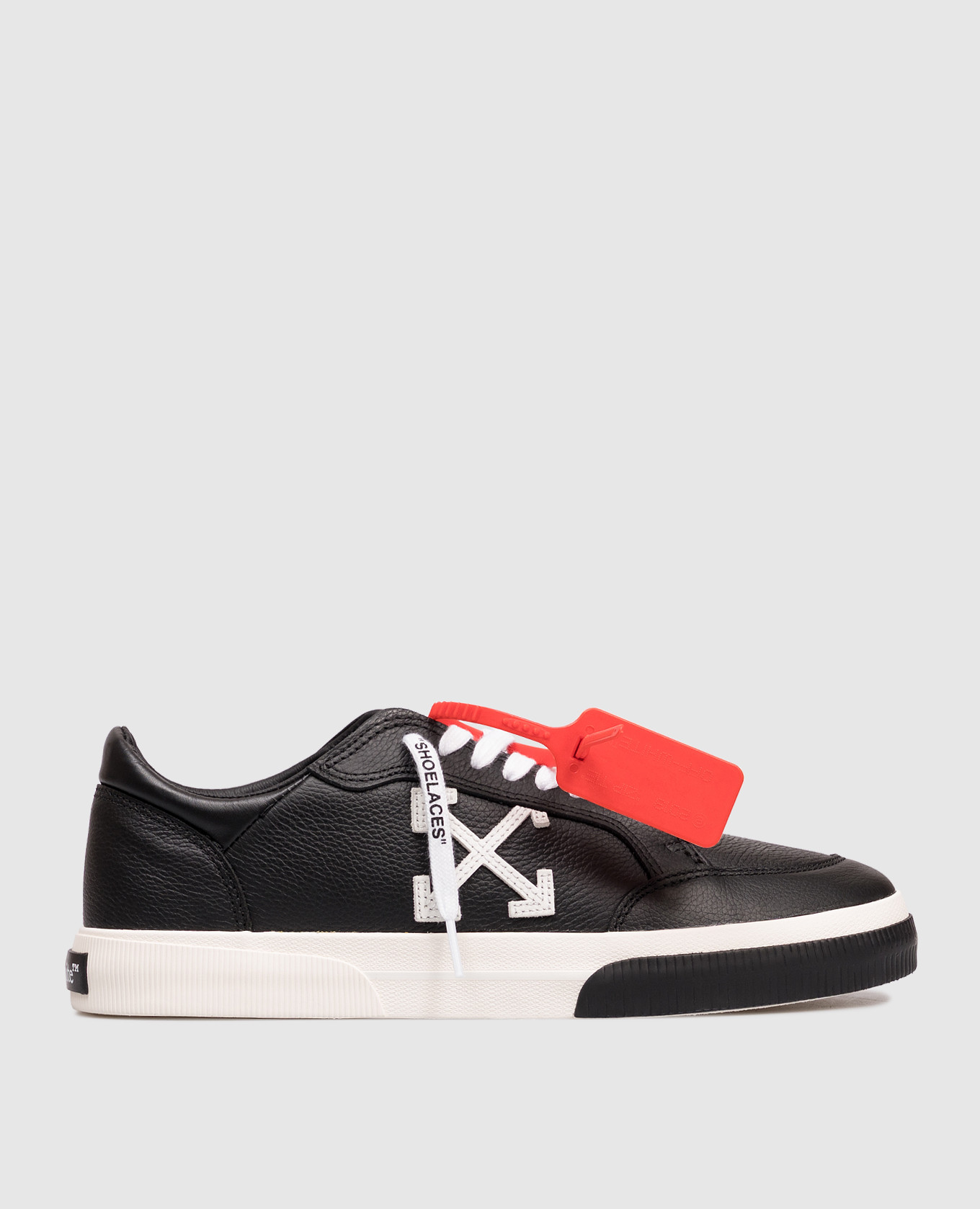 

Black Vulc leather sneakers with logo Off-White