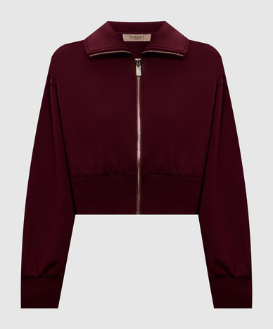Burgundy sports jacket