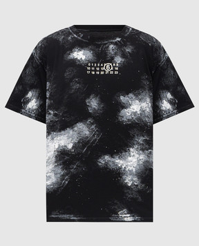 Maison Margiela MM6 Black printed T-shirt SH2GC0039M20048