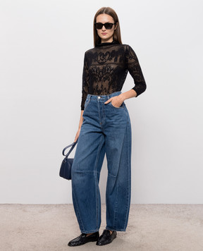 Twinset Black patterned top 262TF3031