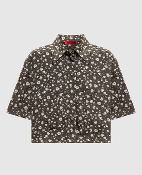 Max & Co FIUMANA green print blouse MCOFIUMANA