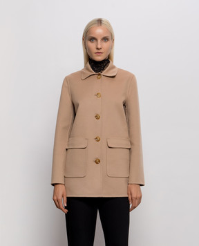 Valentino Beige wool and cashmere coat 9B3CJH396JA