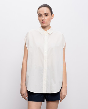 Woolrich White sleeveless shirt CFWWSI2010FRUT3944