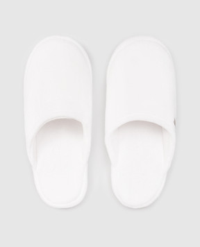 Hamam Olympia white terry slippers OLYMPIAORGANICSLIPPERS