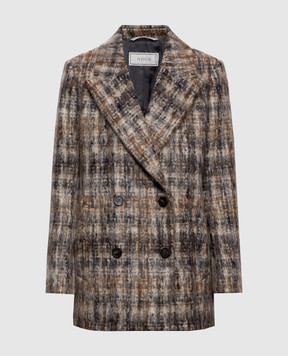Peserico Good quality cropped coat with wool A2109900438