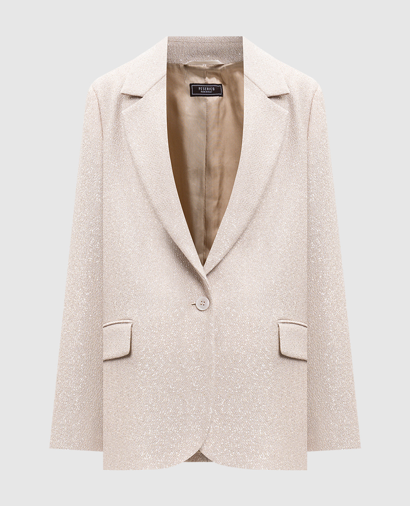 Beige jasje met wol