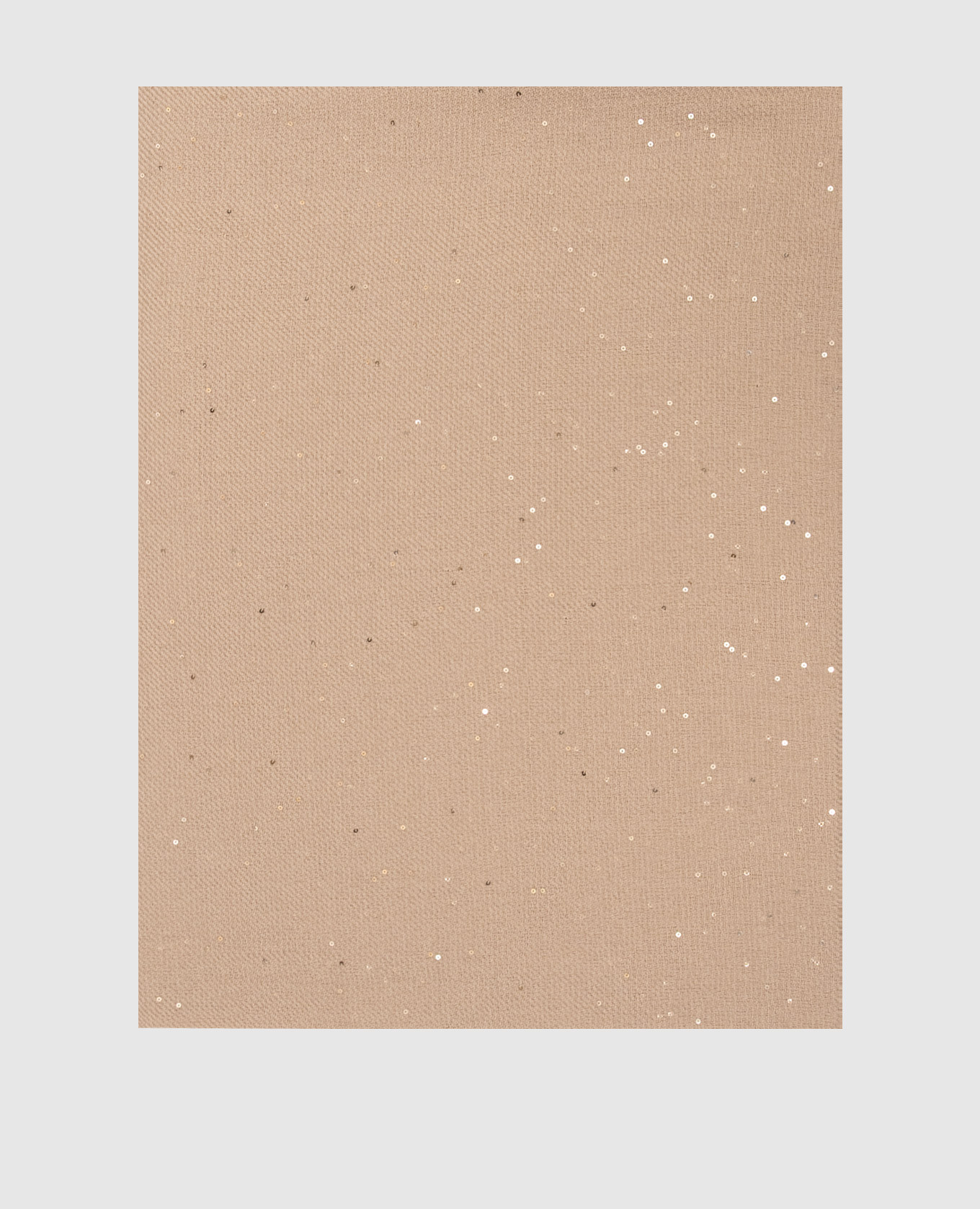 

Beige scarf with sequins Peserico