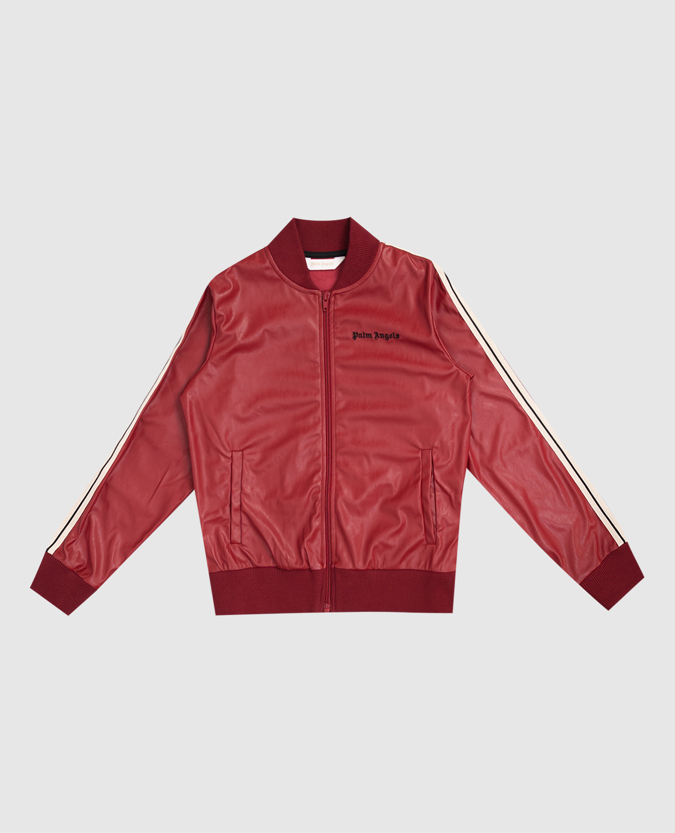 

Children's red bomber jacket with logo Palm Angels