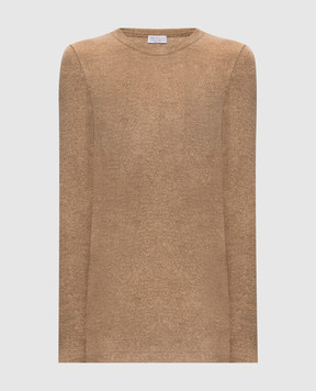Brunello Cucinelli Beige sweater with wool MPA98B1V00