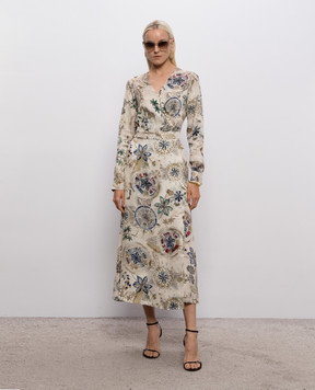 Momoni Beige dress with a scent Eirna MODR04206MO