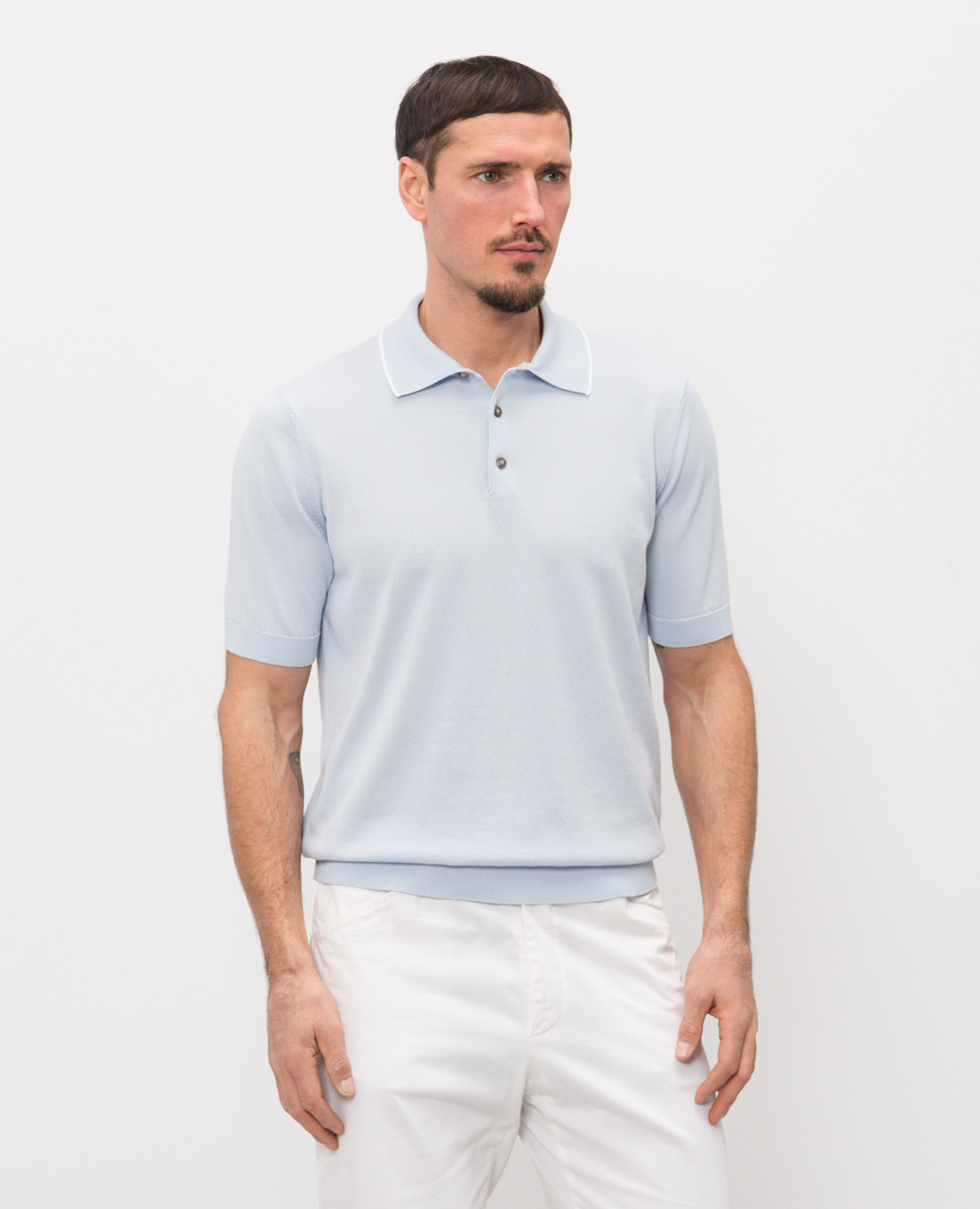 

Blue polo Peserico, Light blue